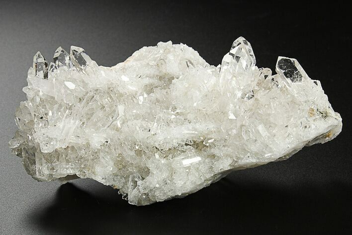 Glass-Clear Quartz Crystal Cluster - Brazil #292144